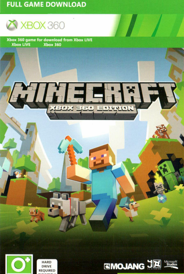 Minecraft Xbox 360 Digital Download Code Free
